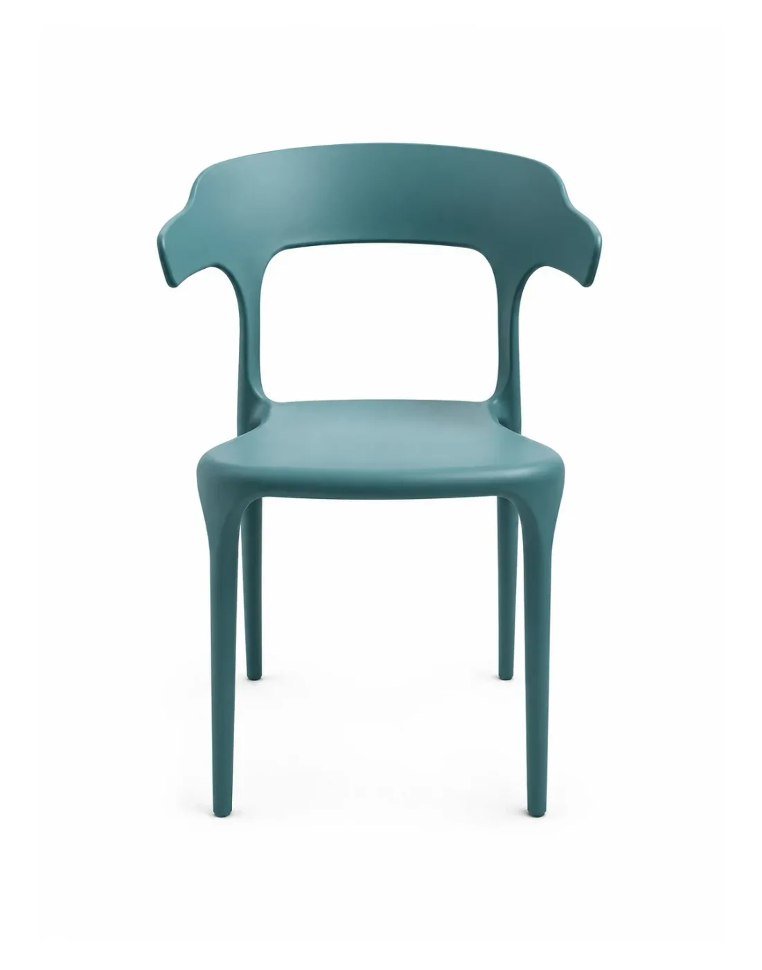Plastic chair Miago Blue Polypropylene Rounded backrest pp-740/BLUE